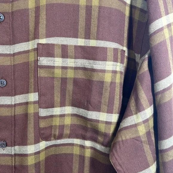 Marmot Mountain Works Fairfax Novelty Lightweight Flannel LS Chocolate Plaid M - Picture 3 of 14